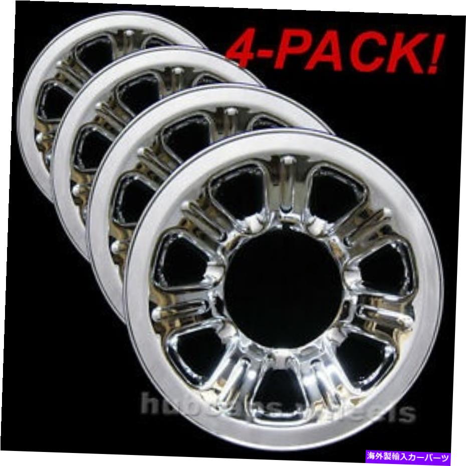 Wheel Covers Set of 4 フォードレンジャー/マツダピックアップ2000年から2010年クロームホイールスキンカバー - 4のセット Ford Ranger / Mazda Pickup 2000-2010 Chrome Wheel Skin Covers - Set of 4 【並行輸入品】