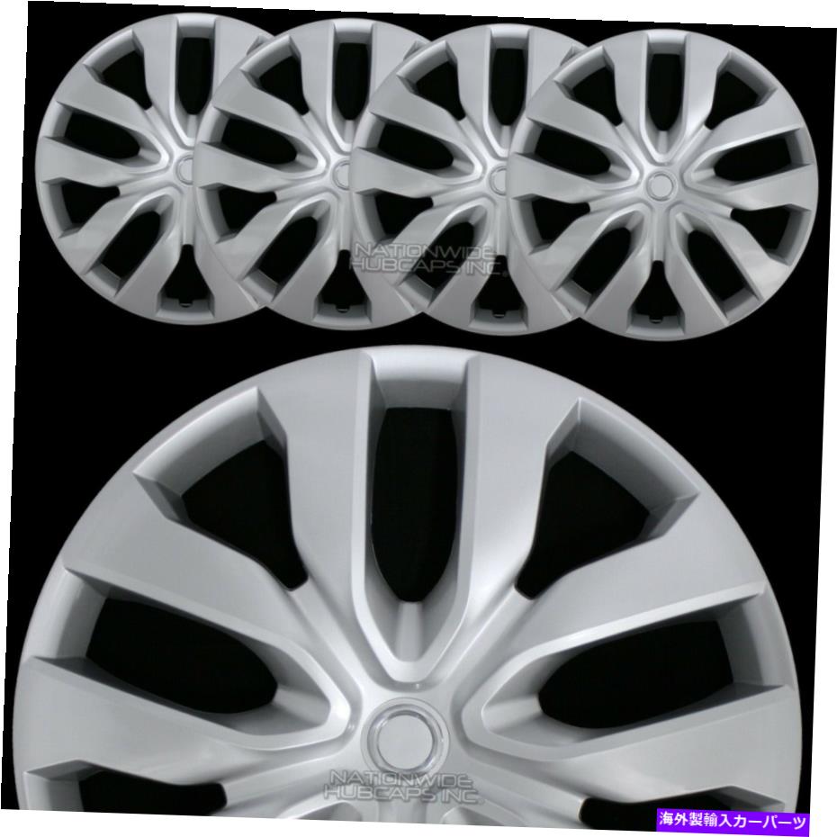 Wheel Covers Set of 4 4つのホイールカバーホイールキャップスナップオンのフルハブキャップの15\