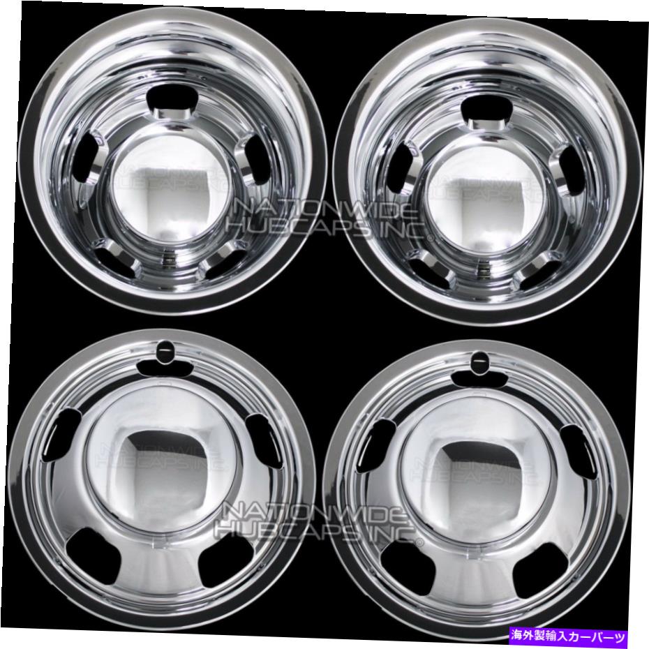 Wheel Covers Set of 4 フィットDODGE RAM 3500 2003から19クローム17\