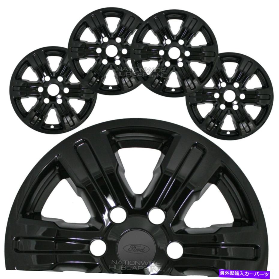 Wheel Covers Set of 4 4ブラック2019年から2021年のフォードレンジャーXLT 17\