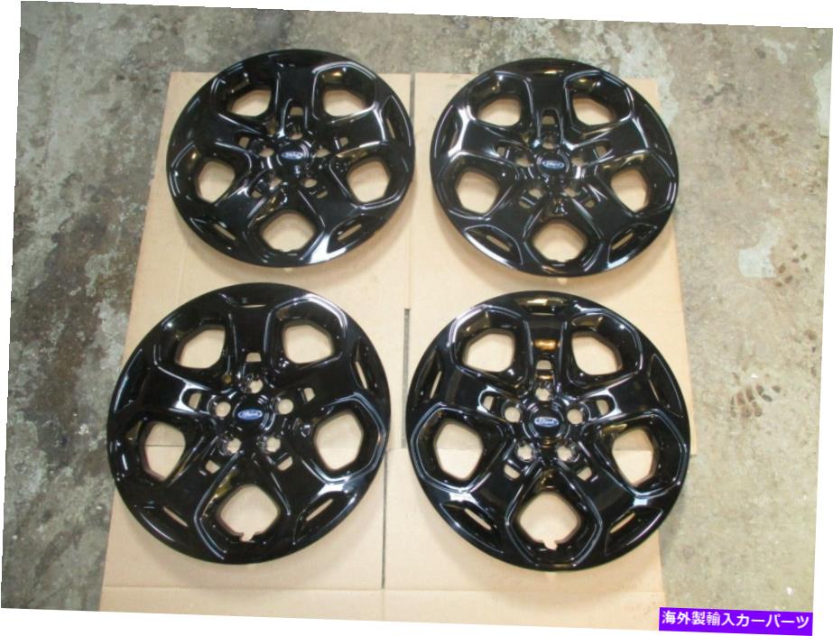 Wheel Covers Set of 4 4ブランドの新しい2010 2011 2012 Fusionのホイールは、ホイールキャップブラック7052カバー1セット 1 Set Of 4 Brand New 2010 2011 2012 Fusion Wheel Covers Hubcaps Black 7052 【並行輸入品】