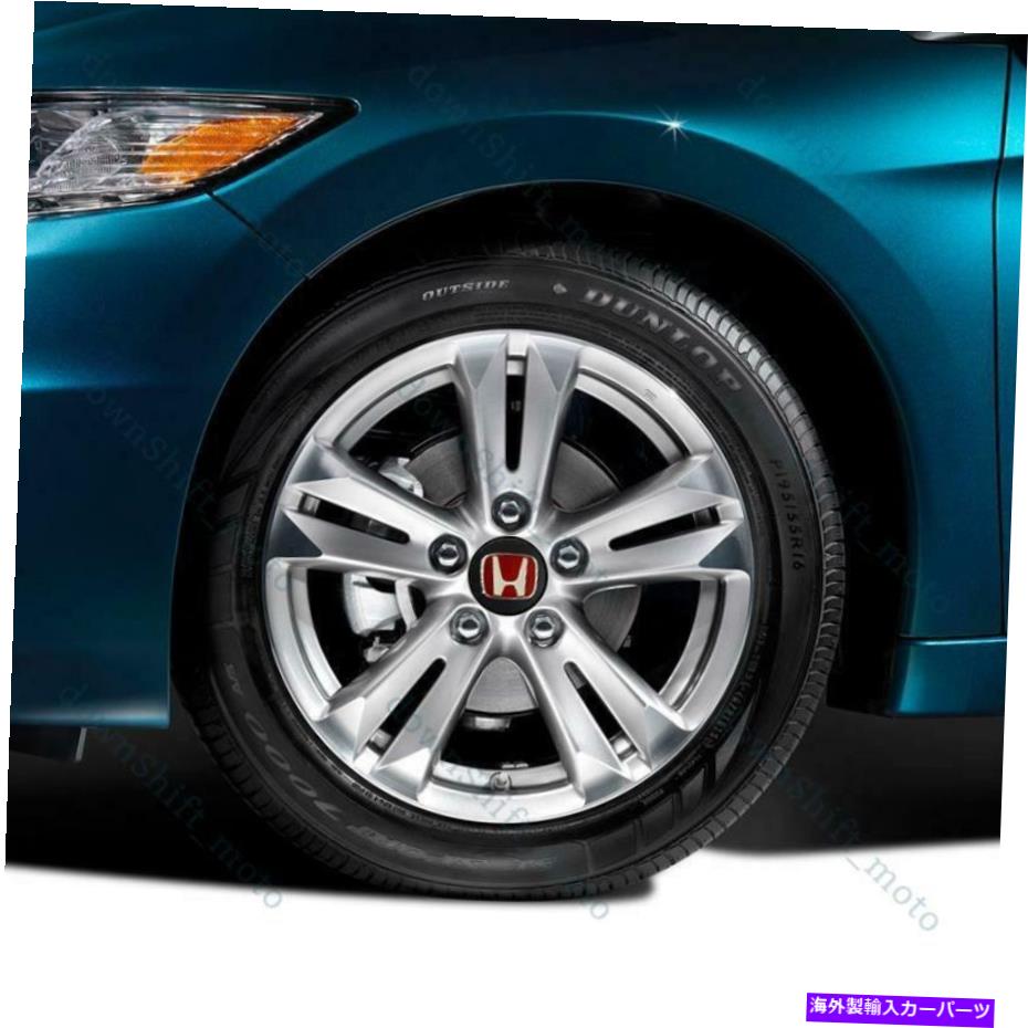 Wheel Covers Set of 4 4 JDMレッドHホイールセンターのセットは、ハブカバー58ミリメートルキャップについてはCIVIC FIT INSIGHTキャップ Set of 4 JDM Red H Wheel Center Caps Hubs Cover 58mm Cap For CIVIC FIT INSIGHT 【並行輸入品】