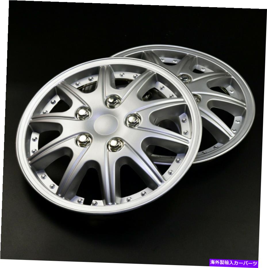 Wheel Covers Set of 4 ユニバーサルスチールリングと互換性4 12" ハブキャップホイールカバーのセット Set of 4 12" Hubcap Wheel Cover Compatible with Universal With Steel Ring 【並行輸入品】｜カスタムパーツ WORLD倉庫