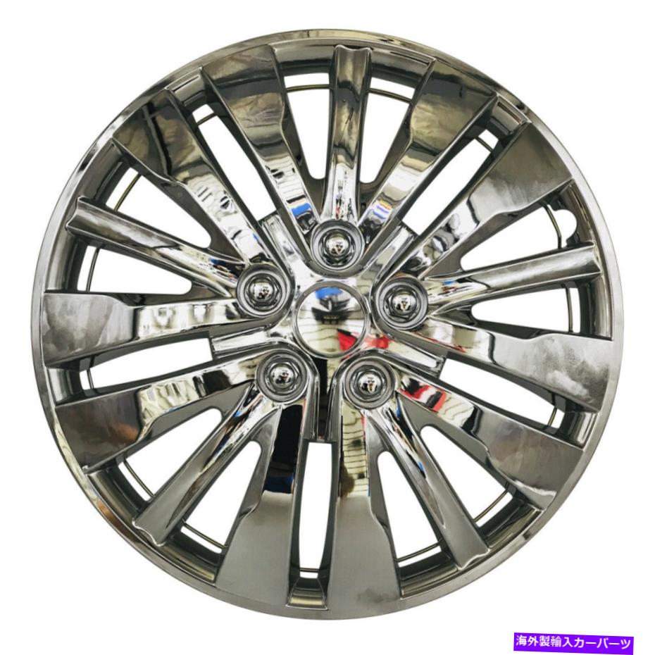 Wheel Covers Set of 4 4のMWC 446597ホイールカバー16インチクロームプレミアム品質のホイールキャップセット MWC 446597 Wheels Cover 16 inch Chrome Premium Quality Hubcaps Set of 4 【並行輸入品】