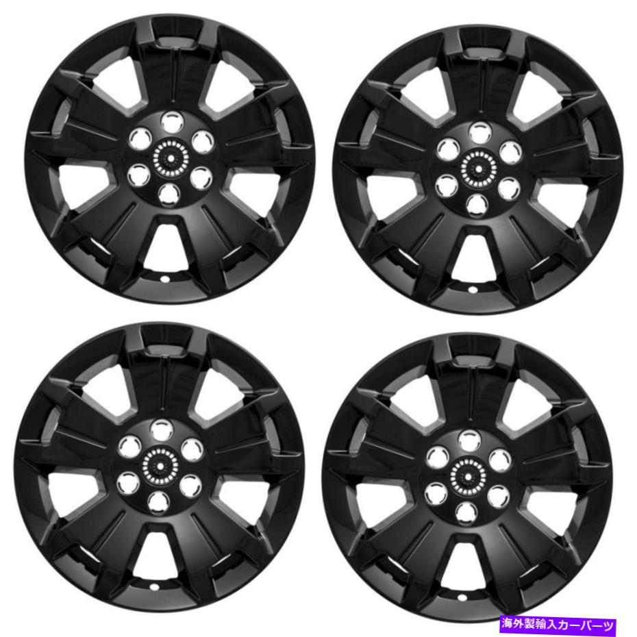 Wheel Covers Set of 4 フル・アロイリム2015から2019 Coloradのための新しいカバー4ブラック17\