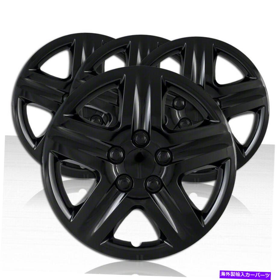 Wheel Covers Set of 4 2006-2011シボレーインパラ5スポーク16インチグロスブラックのために4本のホイールカバーのセット Set of 4 Wheel Covers for 2006-2011 Chevrolet Impala 5 Spoke 16 inch-Gloss Black 【並行輸入品】