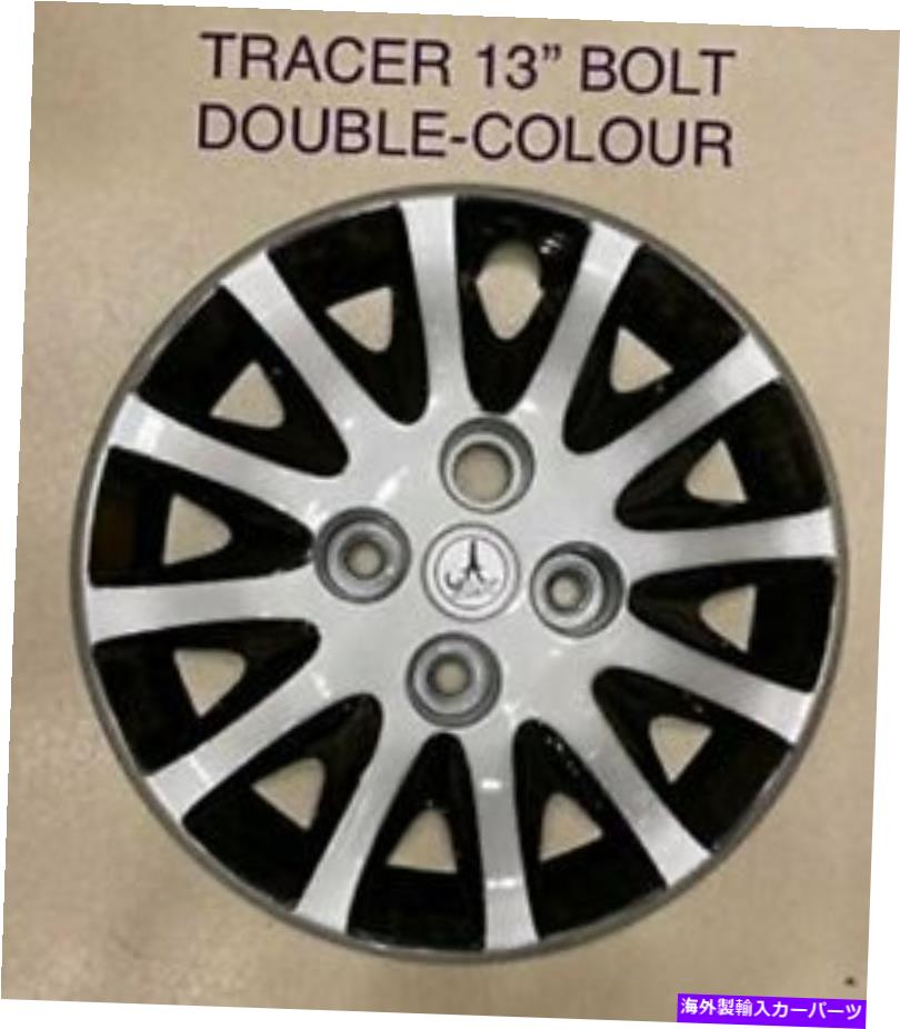 Wheel Covers Set of 4 AutoSpareWorldホイールは、ユニバーサルデザインTRACER 13インチカバー（4個のセット。） AutoSpareWorld Wheel Covers Universal TRACER Design 13 Inches (Set Of 4 Pcs.) 【並行輸入品】