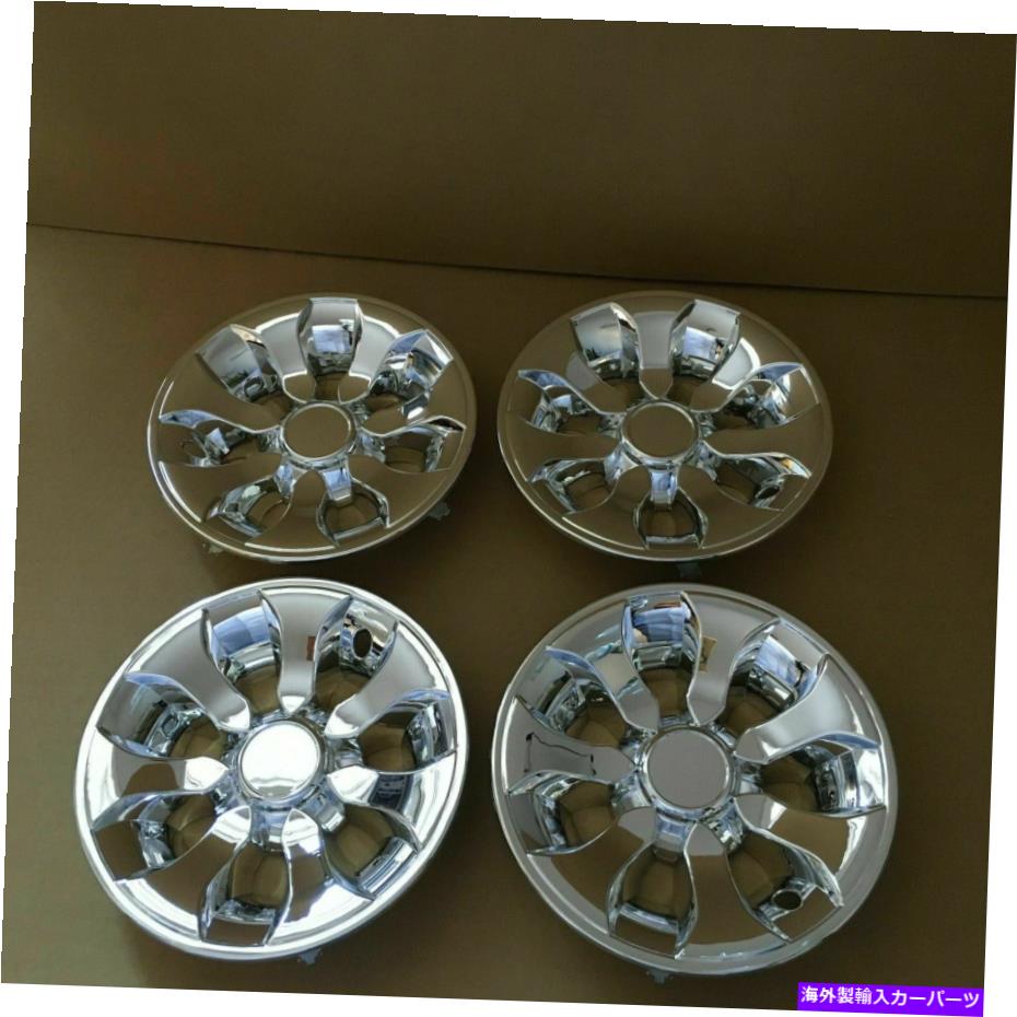 Wheel Covers Set of 4 8" ユニバーサルゴルフカートのホイールは、ホイールキャップハブキャップ（4個セット）クロムメッキカバー 8" Universal Golf Cart Wheel Covers Hubcaps Hub caps (Set of 4) Chrome plated 【並行輸入品】｜カスタムパーツ WORLD倉庫