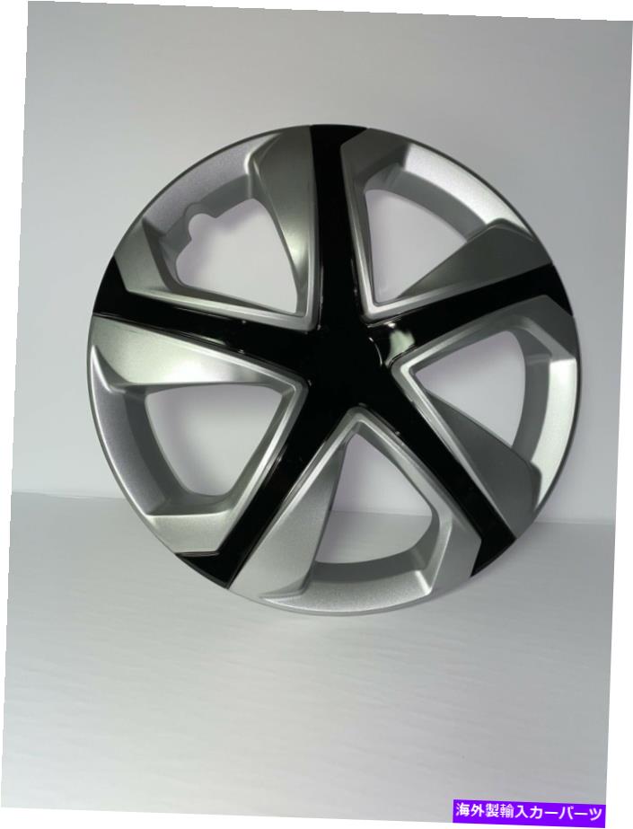 Wheel Covers Set of 4 4シルバーブラックホイールの15\