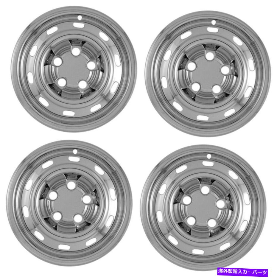 Wheel Covers Set of 4 4新しいCHROME 17\
