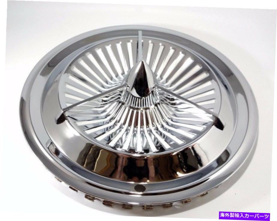 Wheel Covers Set of 4 (4のセット)16" Polaraホイールキャップ3バークロム弾丸スピナージェットホイールカバー (Set of 4) 16" Polara Hubcaps 3 Bar Chrome Bullet Spinner Jet Wheel Covers 【並行輸入品】|カスタムパーツ WORLD倉庫
