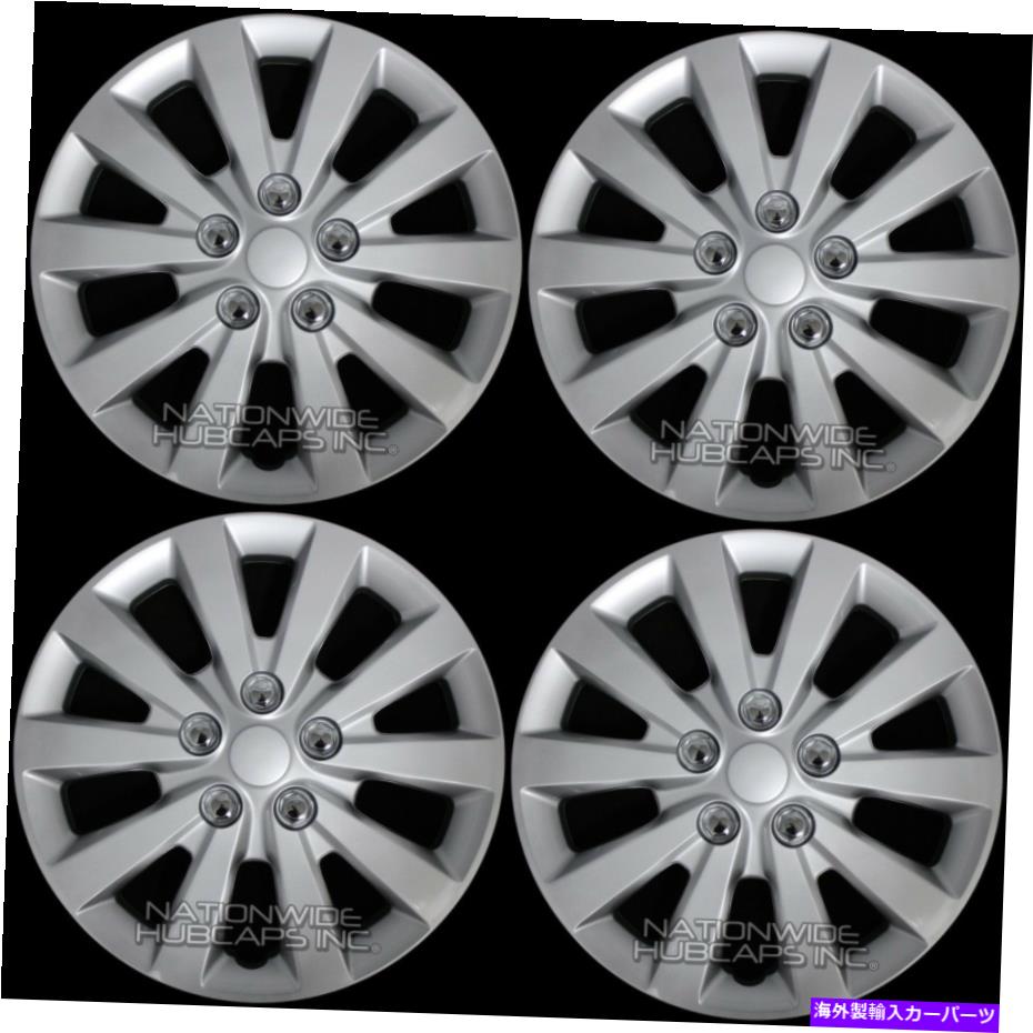 Wheel Covers Set of 4 フィット日産セントラ2013-2019 S SV 16\