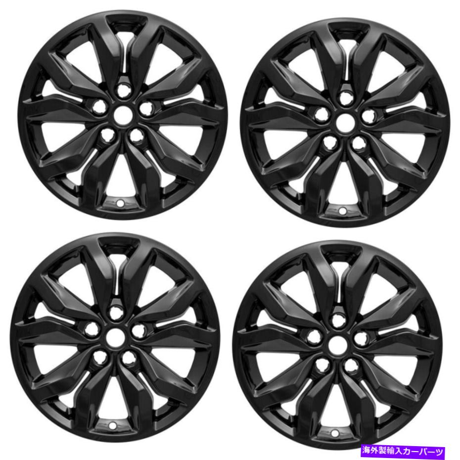 Wheel Covers Set of 4 4 BLACK 18\