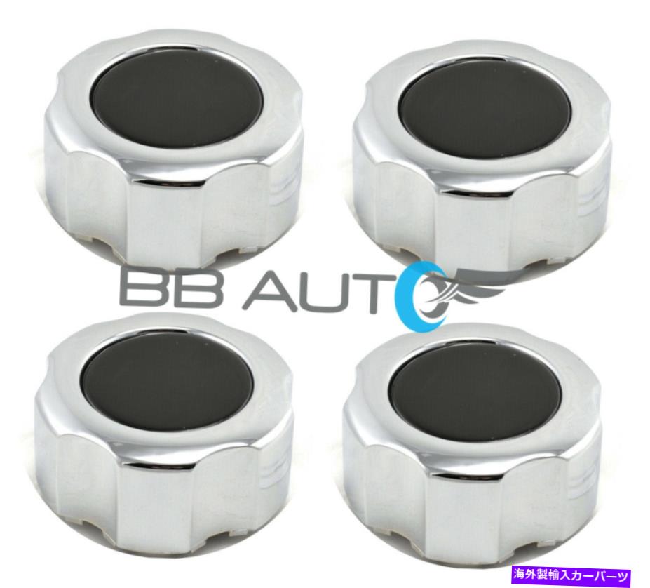 Wheel Covers Set of 4 4つのNEW CHROME WHEEL HUBセンターキャップのSET COVERSはBLACK FOR PATHFINDERを2WD SET OF 4 NEW CHROME WHEEL HUB CENTER CAPS COVERS 2wd BLACK FOR PATHFINDER 【並行輸入品】