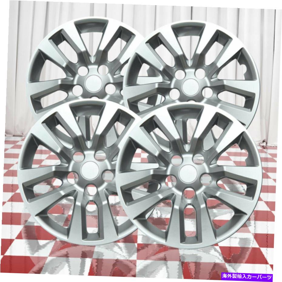 Wheel Covers Set of 4 13-18日産アルティマのために4フロントとリアシルバー10スポーク16\