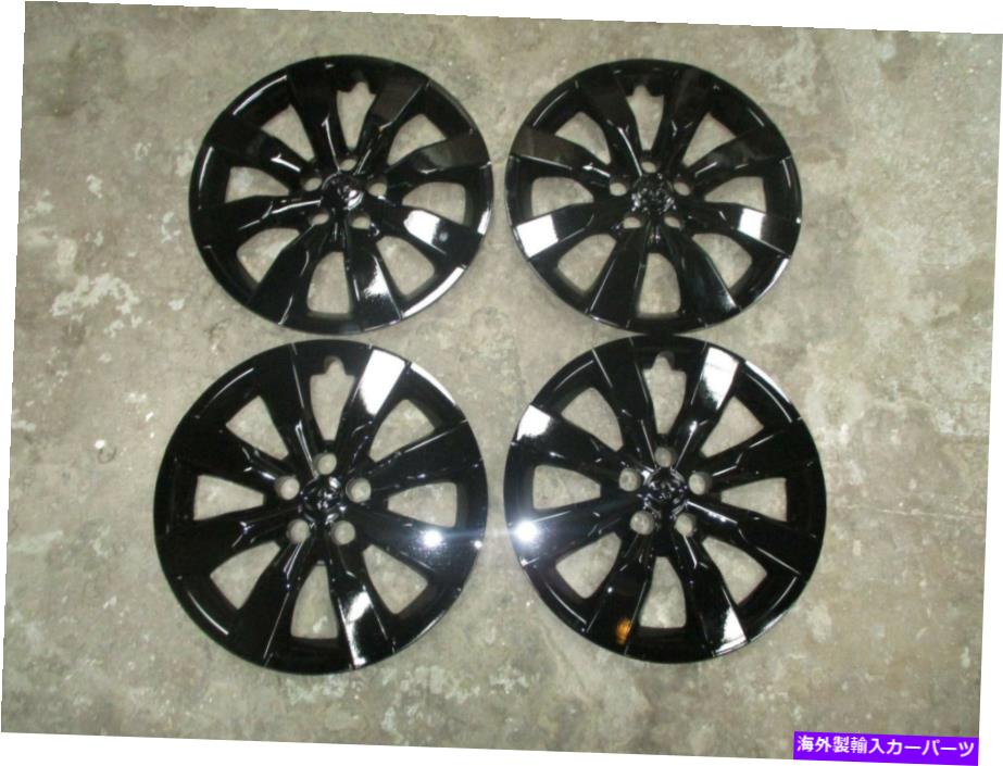 Wheel Covers Set of 4 カローラ16" ホイールキャップホイールはブラック61172カバー4 2014 2015 2016のセット Set of 4 2014 2015 2016 Corolla 16" Hubcaps Wheel Covers Black 61172 【並行輸入品】｜カスタムパーツ WORLD倉庫