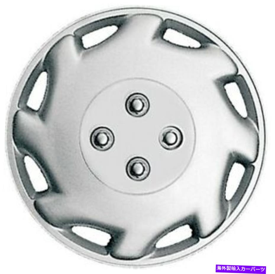 Wheel Covers Set of 4 12" LASER銀ホイールカバー4 - SET 12" LASER SILVER WHEEL COVER - SET OF 4 【並行輸入品】｜カスタムパーツ WORLD倉庫