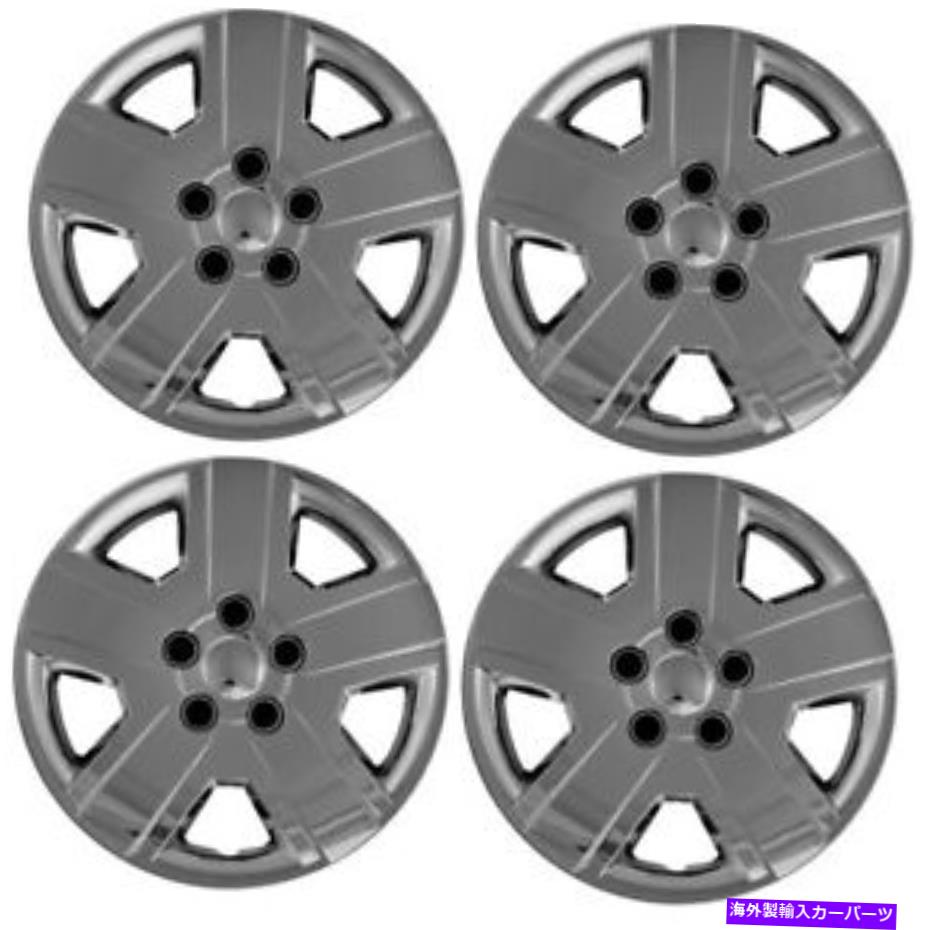 Wheel Covers Set of 4 4の新しいセット、16インチクローム5スポークアフターマーケットホイールは、ホイールキャップカバー New Set Of 4, 16 Inch Chrome 5 Spoke Aftermarket Wheel Covers Hubcaps 【並行輸入品】 39,468円