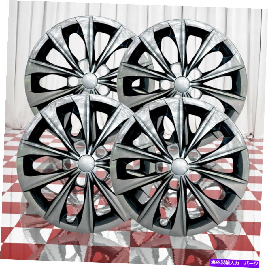 Wheel Covers Set of 4 15-17トヨタカムリのために4フロントとリアクローム10スポーク16\