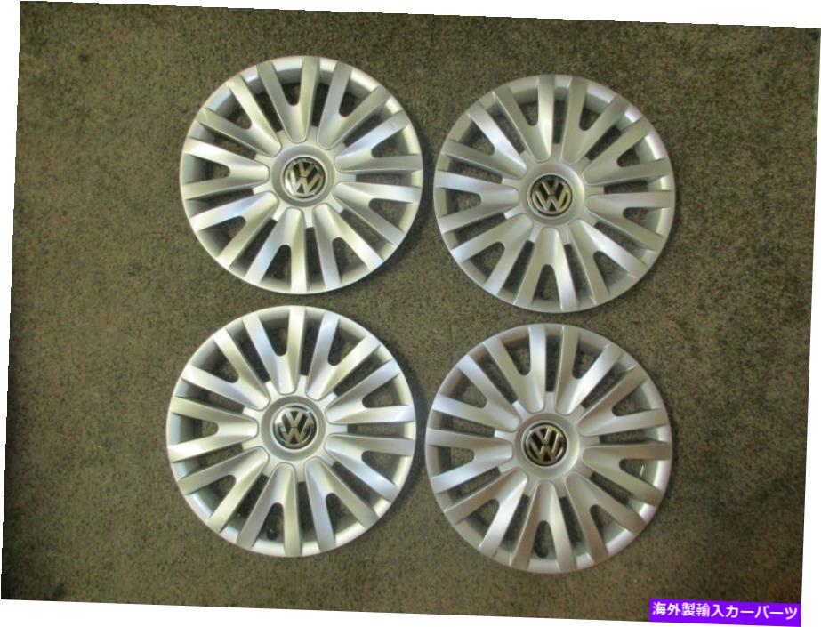 Wheel Covers Set of 4 4 2010 11 12 13 2014パサートジェッタゴルフ15" ホイールキャップ、ホイールの設定61560カバー Set Of 4 2010 11 12 13 2014 Passat Jetta Golf 15" Hubcaps Wheel Covers 61560 【並行輸入品】｜カスタムパーツ WORLD倉庫