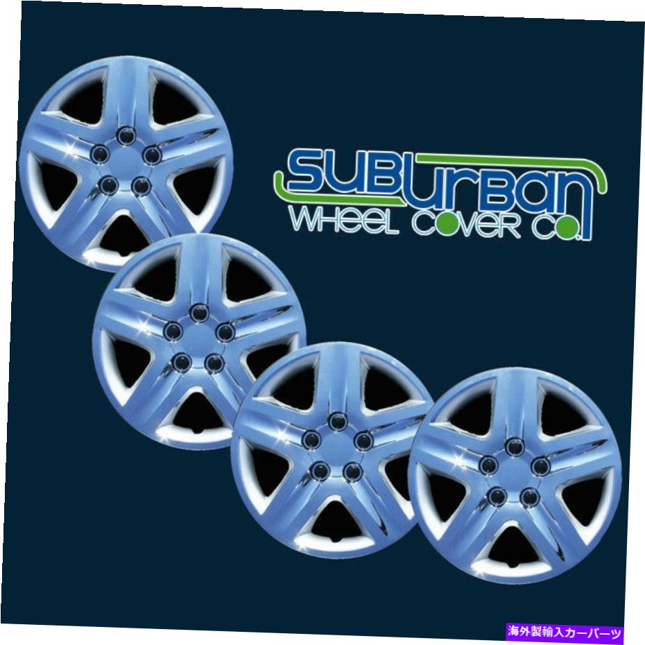 Wheel Covers Set of 4 17" 5スポークUNIVERSAL FITスナップオンクロームホイールキャップ/ホイールカバー＃の431-17CのSET / 4 17" 5 Spoke UNIVERSAL FIT Snap On Chrome Hubcaps / Wheel Covers # 431-17C SET/4 【並行輸入品】｜カスタムパーツ WORLD倉庫