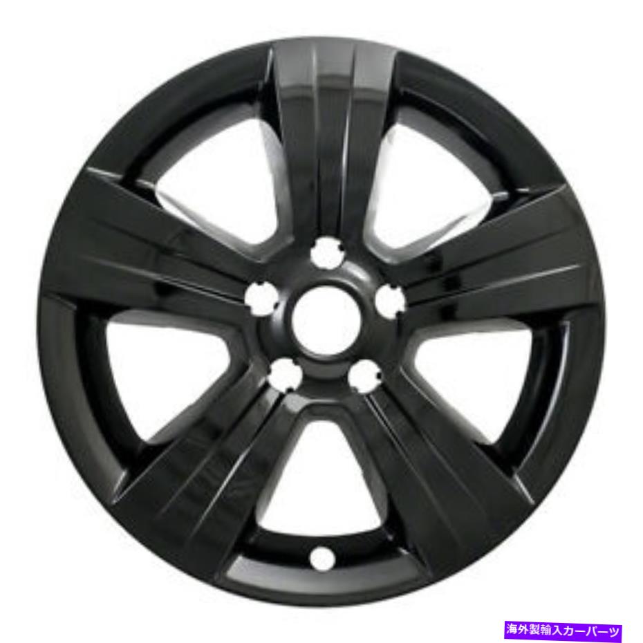 Wheel Covers Set of 4 全米IWCIMP373BLKホイールカバーセット Coast To Coast IWCIMP373BLK Wheel Cover Set 【並行輸入品】｜カスタムパーツ WORLD倉庫