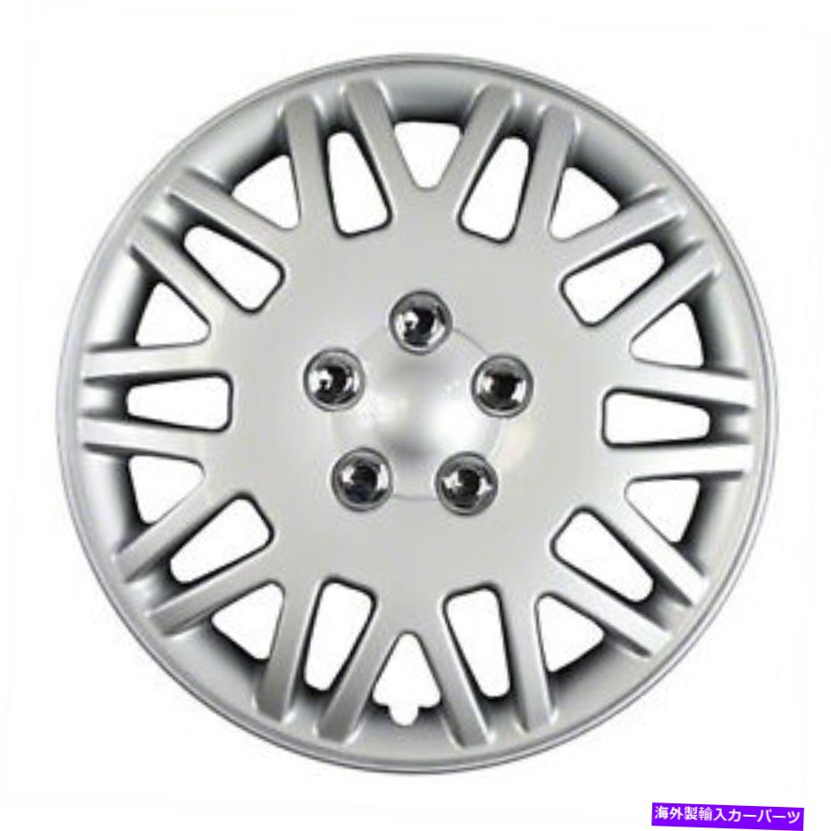 Wheel Covers Set of 4 4の新しいセット、16インチシルバーアフターマーケットホイールカバー New Set Of 4, 16 Inch Silver Aftermarket Wheel Covers 【並行輸入品】｜カスタムパーツ WORLD倉庫