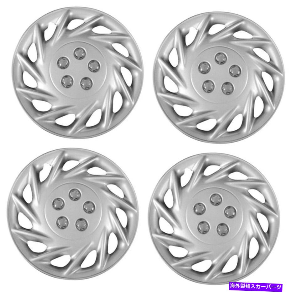Wheel Covers Set of 4 4ハブのセットはフルホイールキャップ15" は、リム・トリムカバーホイールリムのw / STEELクリップをカバー 15" SET OF 4 Hub Caps Full Wheel Covers Rim Trim Cover Wheels Rims w/STEEL CLIPS 【並行輸入品】|カスタムパーツ WORLD倉庫