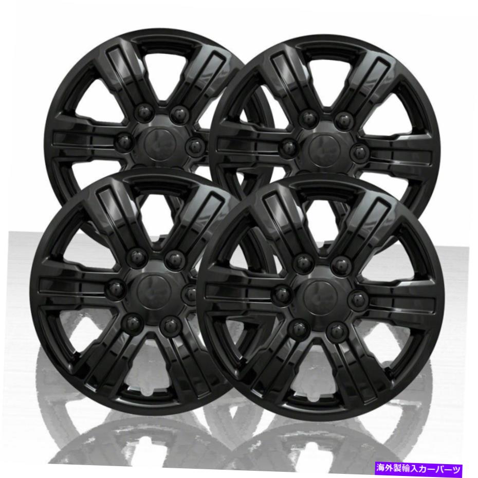 Wheel Covers Set of 4 2019フォードレンジャーXL用4 16" 6スポークホイールカバーのセット - グロスブラック Set of 4 16" 6 Spoke Wheel Covers for 2019 Ford Ranger XL - Gloss Black 【並行輸入品】｜カスタムパーツ WORLD倉庫