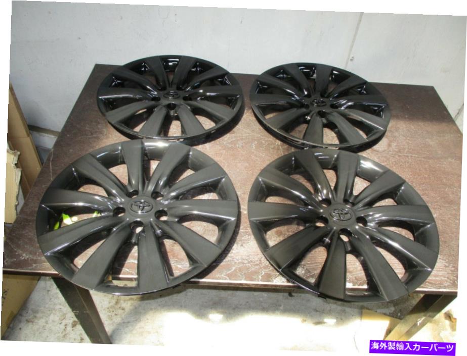 Wheel Covers Set of 4 4新しいセット2011 2012 2013カローラ16" ホイールキャップホイールは61159ブラックカバー Set of 4 New 2011 2012 2013 Corolla 16" Hubcaps Wheel Covers 61159 Black 【並行輸入品】｜カスタムパーツ WORLD倉庫 55,242円