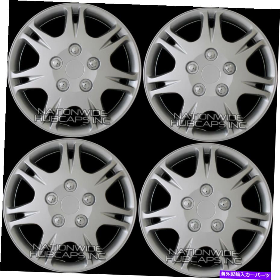 【楽天市場】Wheel Covers Set of 4 4つのハブキャップFULL WHEEL OF 15" NEW SETは、RIM