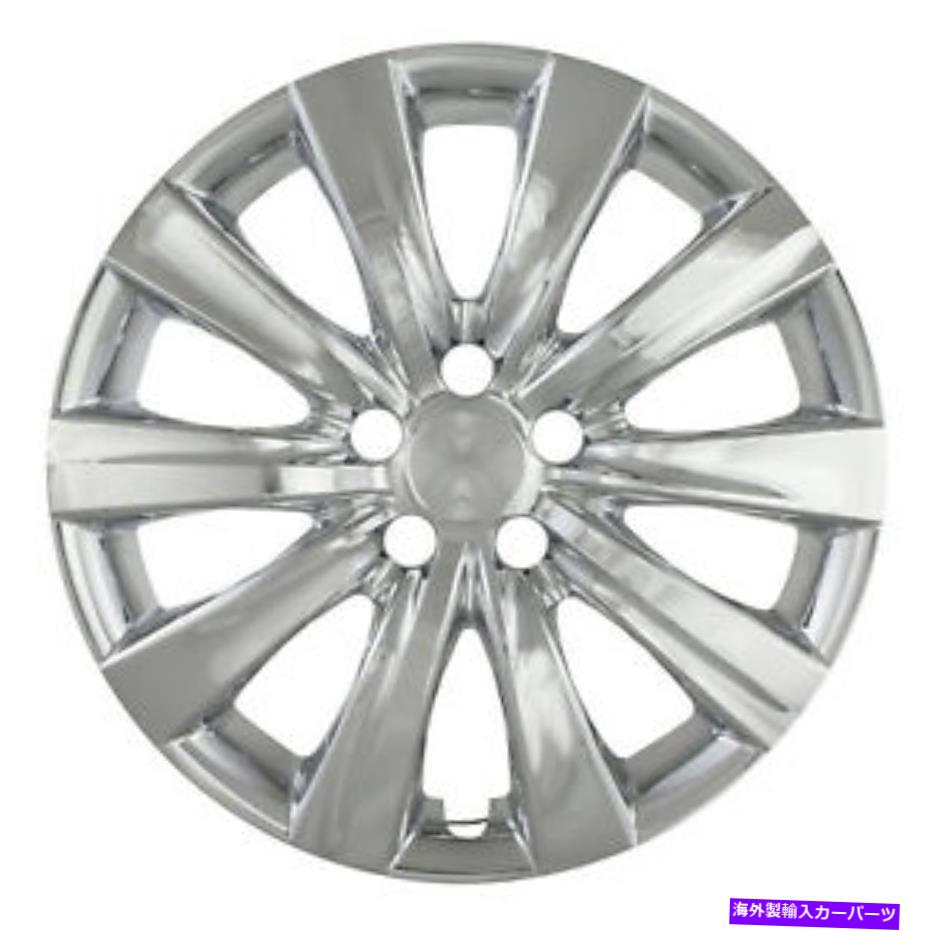 Wheel Covers Set of 4 2010-2013トヨタカローラ用4 16” クロームホイールキャップホイールカバーの新しいセット New Set of 4 16” Chrome Hubcaps Wheel Covers for 2010-2013 Toyota Corolla 【並行輸入品】