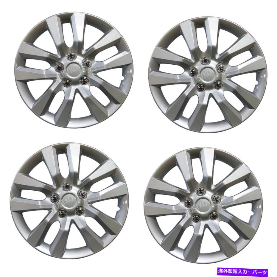 Wheel Covers Set of 4 1049ユニバーサルホイールカバーABSホイールスキンセットのハブキャップシルバー16「」 - 4個セット 1049 Universal Wheel Cover ABS Wheel Skins Set Hub Caps Silver 16'' - Set of 4 【並行輸入品】｜カスタムパーツ WORLD倉庫