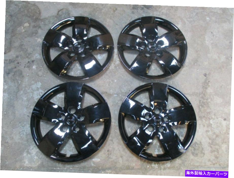 Wheel Covers Set of 4 4新しい2007 07 2008 08アルティマ16" ホイールのセットは、ホイールキャップブラック53076をカバー Set of 4 New 2007 07 2008 08 Altima 16" Wheel Covers Hubcaps Black 53076 【並行輸入品】｜カスタムパーツ WORLD倉庫