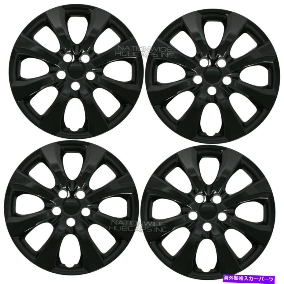 Wheel Covers Set of 4 トヨタカローラ2009-2020ブラック16\