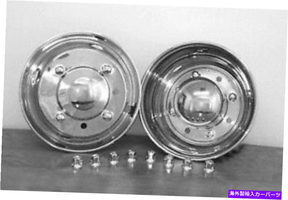 Wheel Covers Set of 4 19.5" FORD F650 6.75" 8 LUG WHEELシミュレータRIM（被覆）する4 LINERハブキャップSET 19.5" FORD F650 6.75" 8 LUG WHEEL SIMULATOR RIM (COVERS) LINER HUBCAP SET OF 4 【並行輸入品】｜カスタムパーツ WORLD倉庫 78,650円