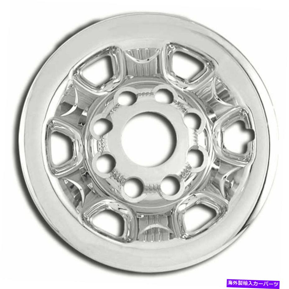 Wheel Covers Set of 4 2004-10 GMCシエラHDプレミアムFX [4のクローム16インチセット]のためのホイールスキンカバー Wheel Skin Covers for 2004-10 GMC Sierra HD [Chrome 16-inch Set of 4] Premium FX 【並行輸入品】｜カスタムパーツ WORLD倉庫