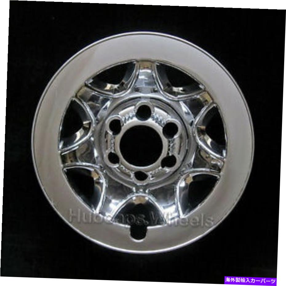Wheel Covers Set of 4 シボレーシルバラード/ GMCシエラ2014-2017クロームホイールスキンカバー - NEW（4個セット） Chevy Silverado / GMC Sierra 2014-2017 Chrome Wheel Skin Covers - NEW (Set of 4) 【並行輸入品】