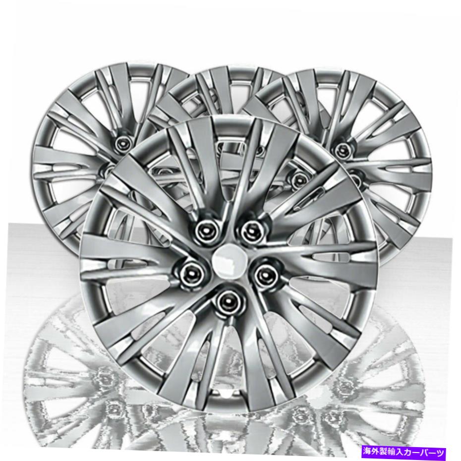 Wheel Covers Set of 4 4 16" 個セット10分割は、2012年から2014年トヨタカムリのためのホイールカバーのスポーク - シルバー Set of 4 16" 10 Split Spoke Wheel Covers for 2012-2014 Toyota Camry - Silver 【並行輸入品】｜カスタムパーツ WORLD倉庫