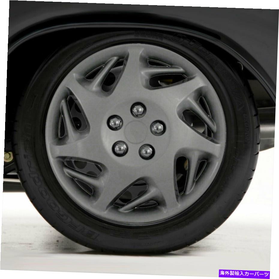 Wheel Covers Set of 4 4つのフィットのセットダッジキャラバン1998年から2009年の新16" フルホイールリムハブキャップカバー Set of 4 fits Dodge CARAVAN 1998-2009 New 16" Full Wheel Covers Rim Hub Caps 【並行輸入品】｜カスタムパーツ WORLD倉庫