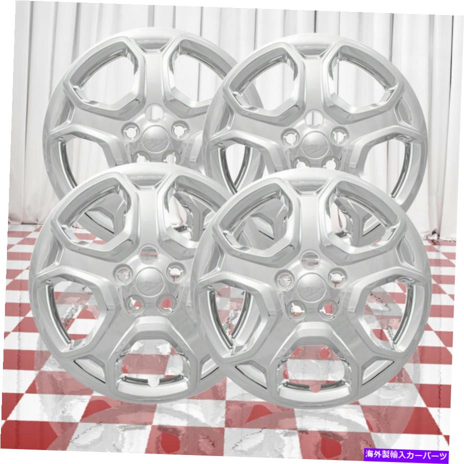 Wheel Covers Set of 4 4フロントとリアクローム5のセットは17-19フォードエスケープSのための17\