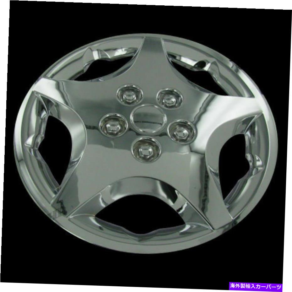 Wheel Covers Set of 4 クロムメッキホイールは、ハブ、リムスキン交換キャップカバー4シボレー14\