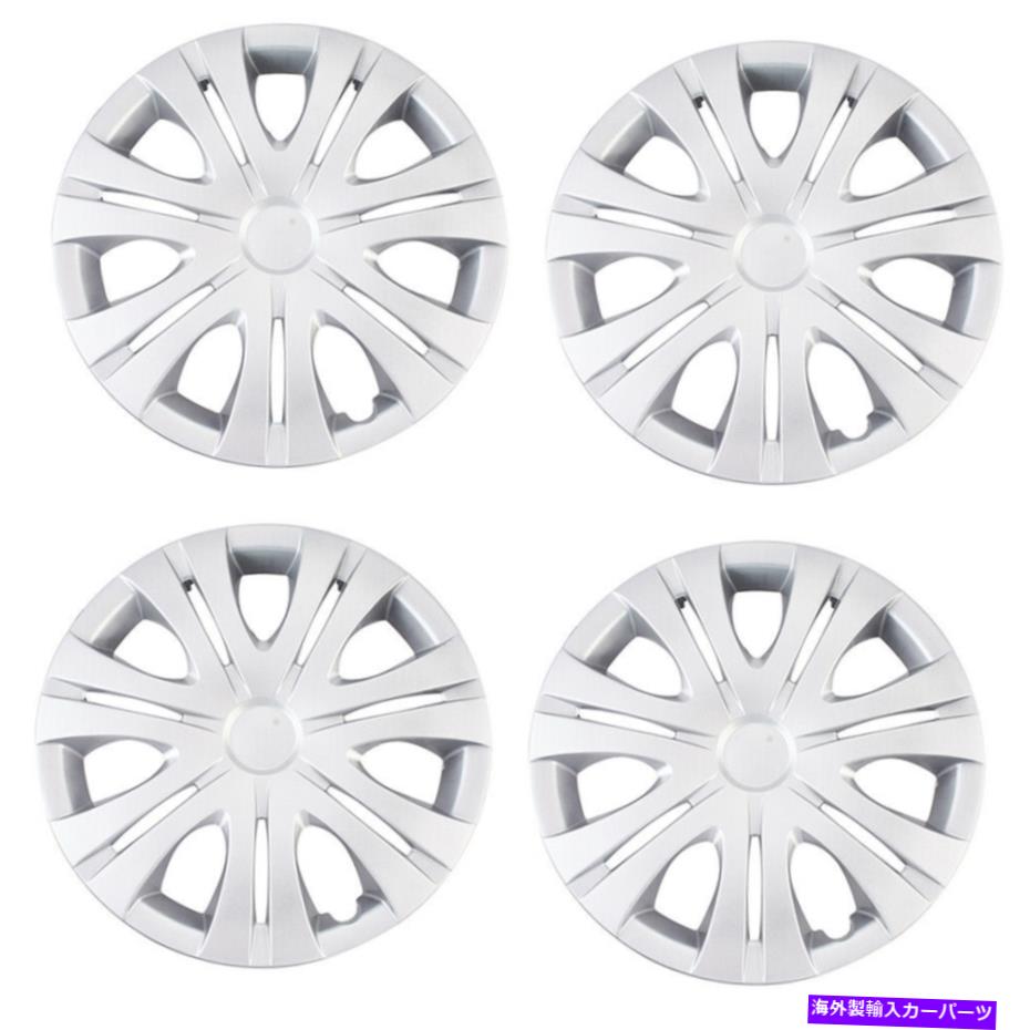 Wheel Covers Set of 4 米国16“ ハブキャップABS・リムホイールスキンカバーセンターキャップカバーシルバーのうち4本/ 1セット US 16“ 4Pcs/1Set Of Hub Cap ABS Rim Wheel Skin Cover Center Caps Covers Silver 【並行輸入品】 36,966円