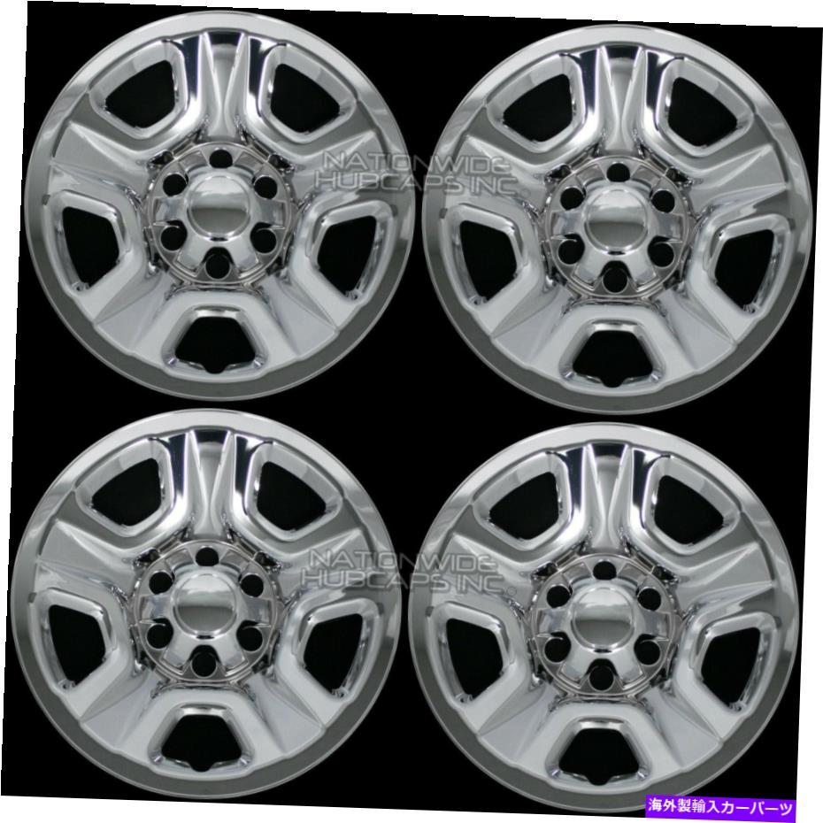 Wheel Covers Set of 4 4つのフィットは、1500ラム商人2019 2020クローム18\