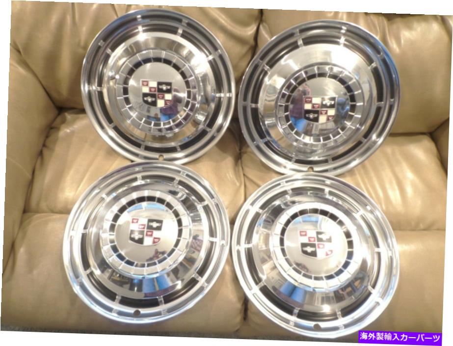 Wheel Covers Set of 4 （4）1957スチュードベーカーフルホイールの番号セットホークセダンワゴンのためのP / N AC-2841カバー Nos Set of(4) 1957 Studebaker Full Wheel Covers p/n AC-2841 for Hawk Sedan Wagon 【並行輸入品】