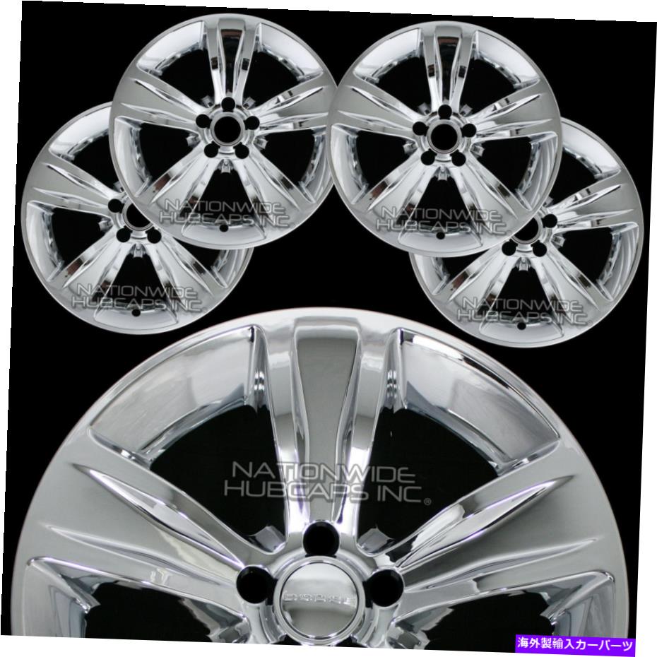 Wheel Covers Set of 4 4つのフィットダッジチャージャー2015年16 17 2018クローム18\