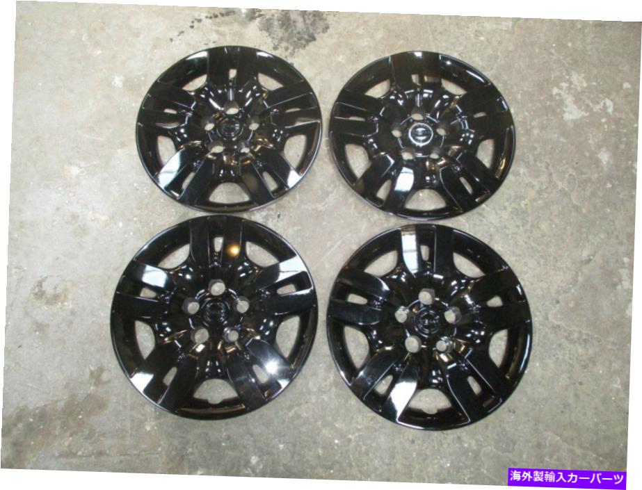 Wheel Covers Set of 4 4新しい2009 2010 2011 2012アルティマホイールキャップホイールカバー53078ブラックのセット Set Of 4 New 2009 2010 2011 2012 Altima Hubcaps Wheels Cover 53078 Black 【並行輸入品】