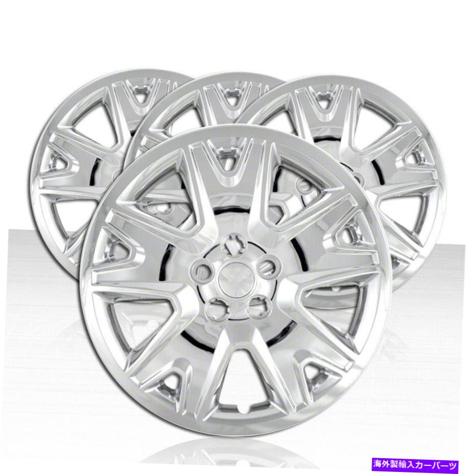 Wheel Covers Set of 4 クロム - 2013-2016フォードは5スポークエスケープ17インチ用4本のホイールカバーのセット Set of 4 Wheel Covers for 2013-2016 Ford Escape 5 Spoke 17 inch - Chrome 【並行輸入品】