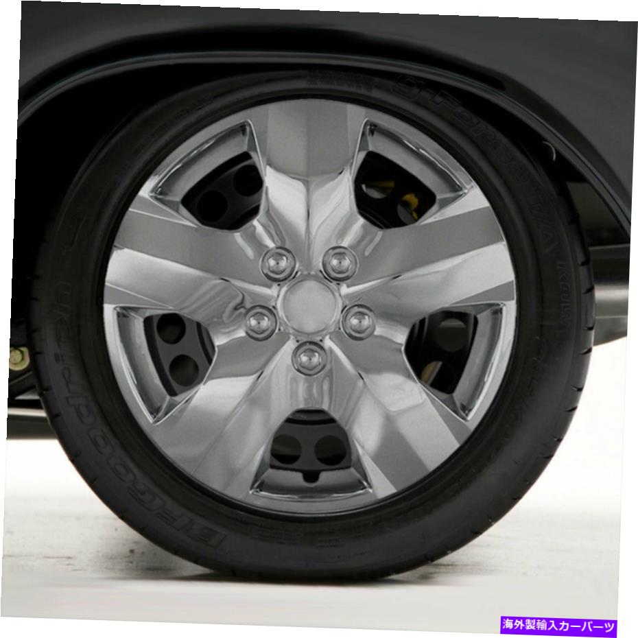 Wheel Covers Set of 4 2006-2012トヨタRAV4（プッシュオン）のための4つの16' シルバーハブキャップホイールカバーのセット Set of Four 16' Silver Hubcap Wheel Covers for 2006-2012 Toyota RAV4 (Push-on) 【並行輸入品】｜カスタムパーツ WORLD倉庫