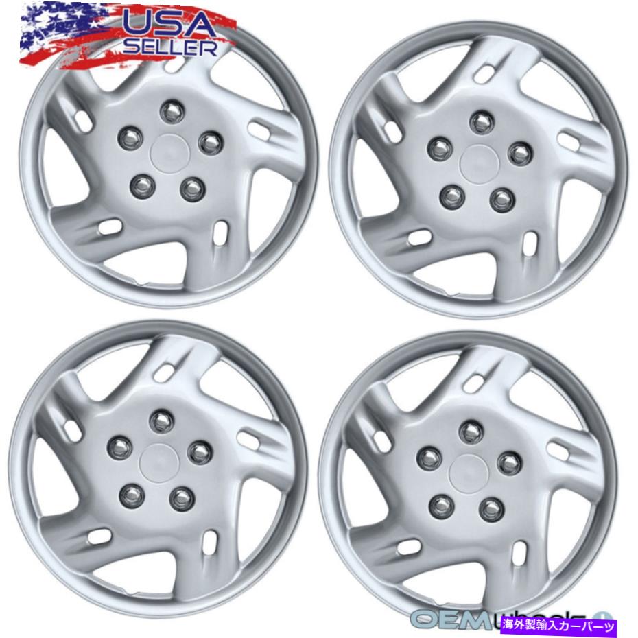 Wheel Covers Set of 4 4 NEW OEMシルバー15\